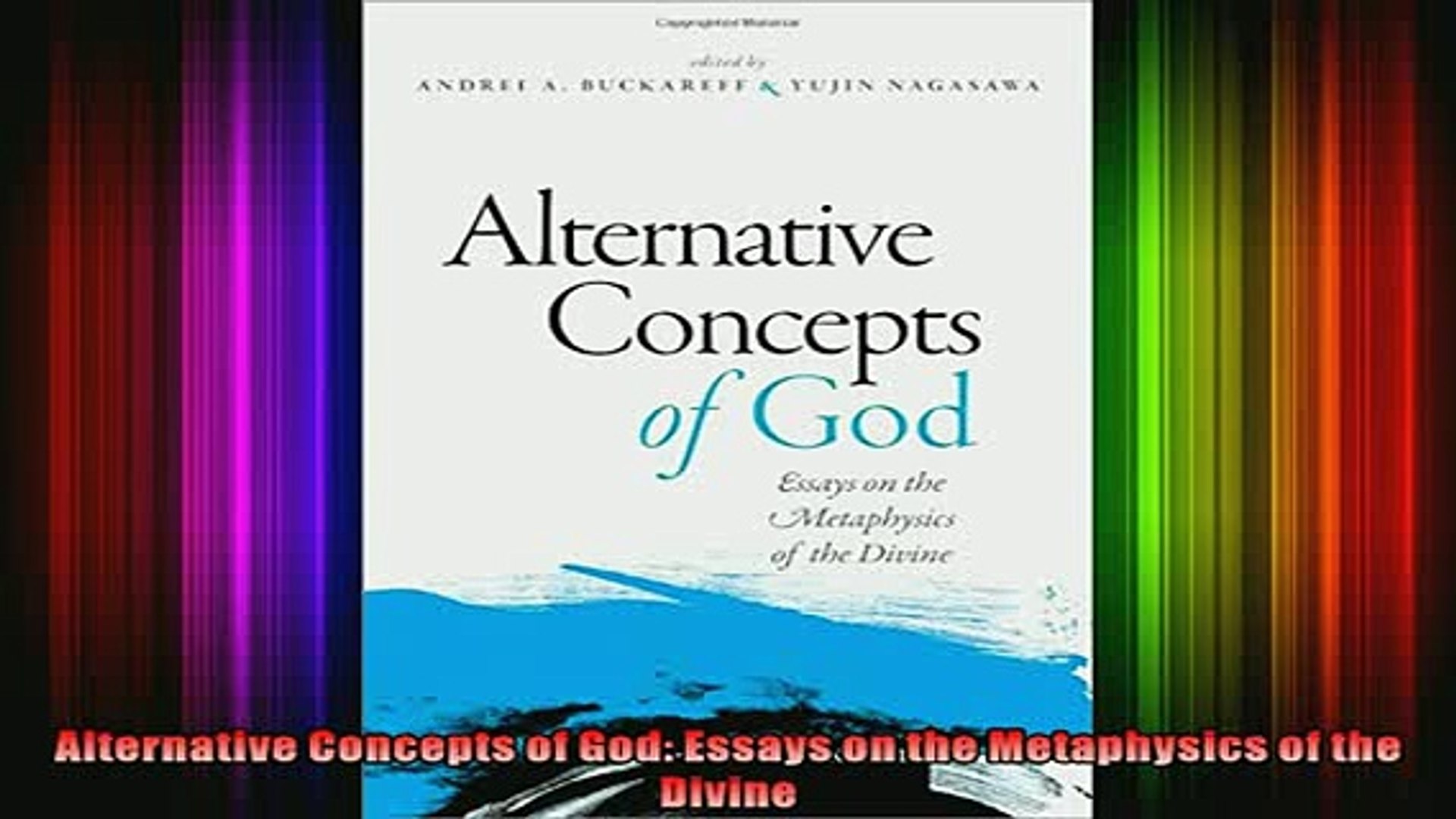 Read Alternative Concepts Of God Essays On The Metaphysics Of The Divine Full Ebook - 