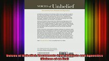 Read  Voices of Unbelief Documents from Atheists and Agnostics Voices of an Era  Full EBook