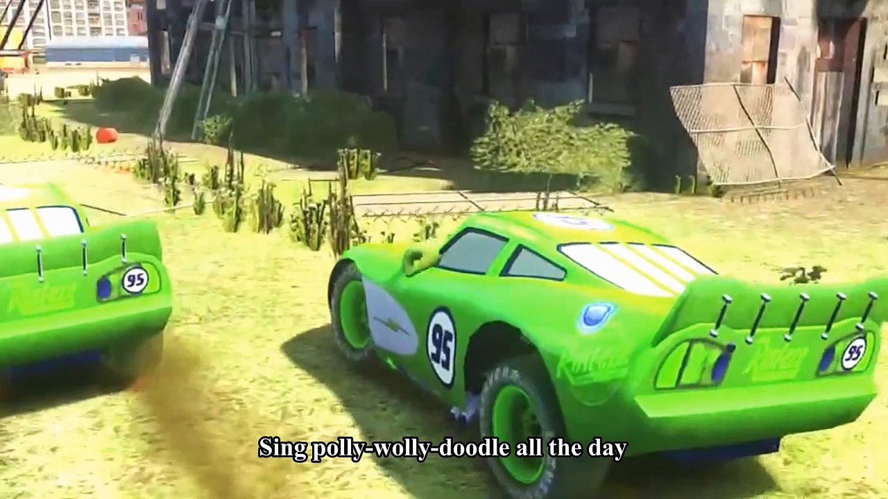 Cars Songs For Kids ♪ Polly Wolly Doodle ♪ HULK CARS Custom Lightning