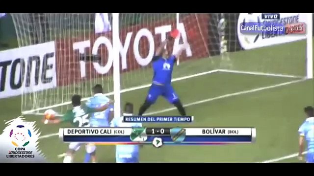 Copa Libertadores: Deportivo Cali vs Bolivar 1-1 Goles, 14-04-2016 HD