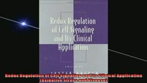 READ book  Redox Regulation of Cell Signaling and Its Clinical Application Oxidative Stress and  FREE BOOOK ONLINE
