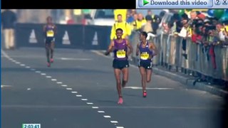 Tesfaye Abera beats Hayle Lemi Berhanu at Dubai marathon • Friday, 22 January 2016