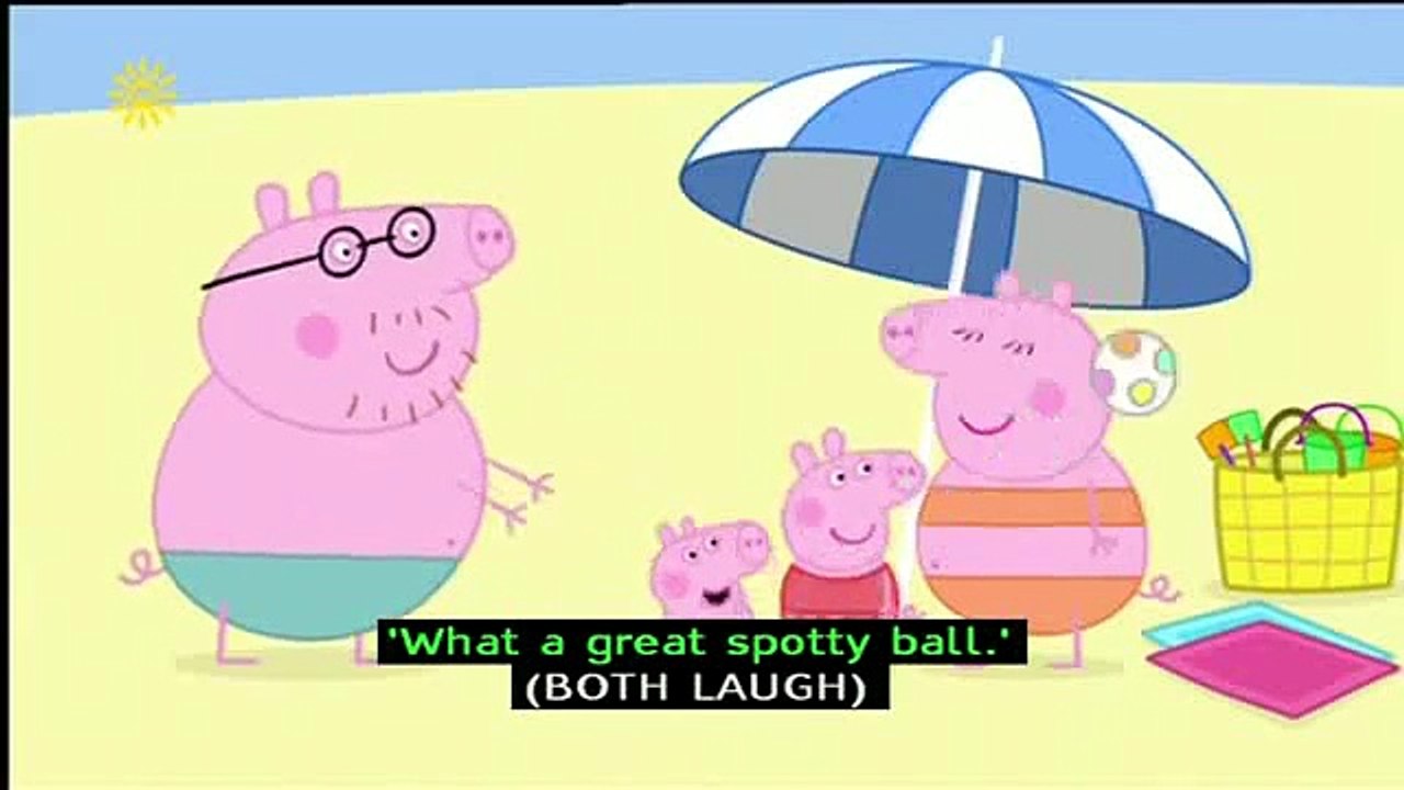 Peppa Pig (Series 1) - At The Beach (with subtitles) 3