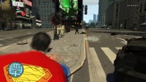 GTA4スーパーマンMod悪のスーパーマンの攻撃に自由市