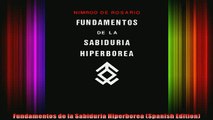 Read  Fundamentos de la Sabiduria Hiperborea Spanish Edition  Full EBook
