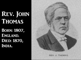 1 Rev. John Thomas Missionary to India Short Biography - Tamil