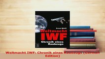 PDF  Weltmacht IWF Chronik eines Raubzugs German Edition PDF Online