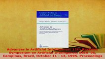 PDF  Advances in Artificial Intelligence 12th Brazilian Symposium on Artificial Intelligence  EBook