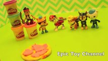 PLAY-DOH PIZZA   Paw Patrol, Octonauts and JAKE from JAKE AND THE NEVER LAND PIRATES [Disney Junior]