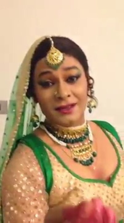 Indian Man Dress As Women For Dancing | Chandrasekara Reddy As Chandini