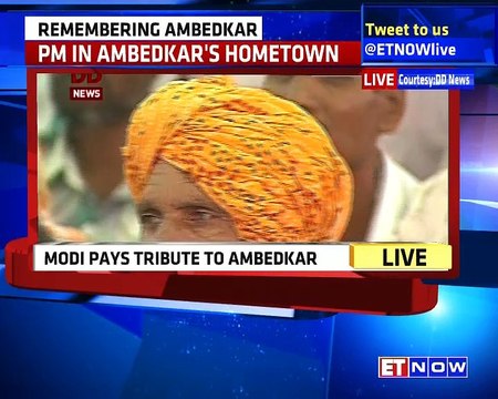 PM Modi Pays Tributes to B R Ambedkar On 125th Birth Anniversary