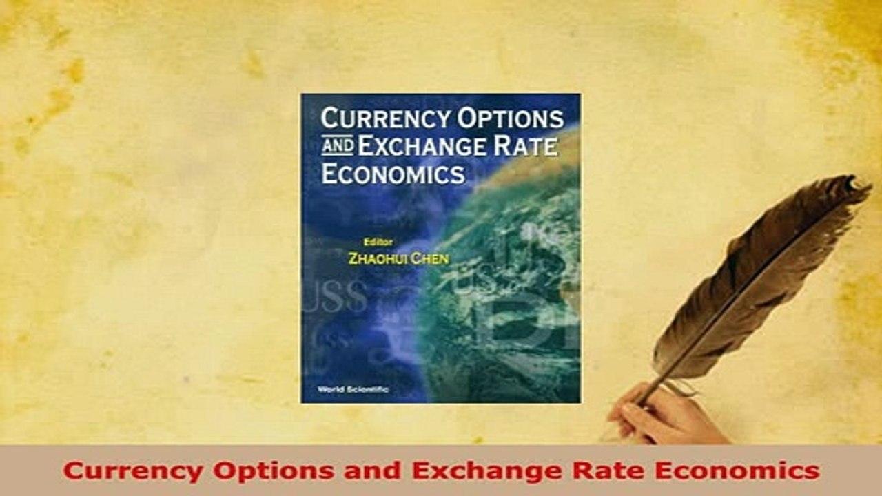 PDF  Currency Options and Exchange Rate Economics Read Online