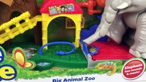 FUN LITTLE PEOPLE BIG ANIMAL ZOO Thomas Toy Train Big Egg Surprise Opening Toys Kinder Surprise Eggs