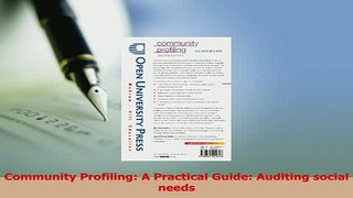 Download  Community Profiling A Practical Guide Auditing social needs PDF Online
