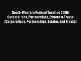 [PDF] South-Western Federal Taxation 2016: Corporations Partnerships Estates & Trusts (Corporations