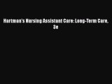 PDF Hartman's Nursing Assistant Care: Long-Term Care 3e  EBook