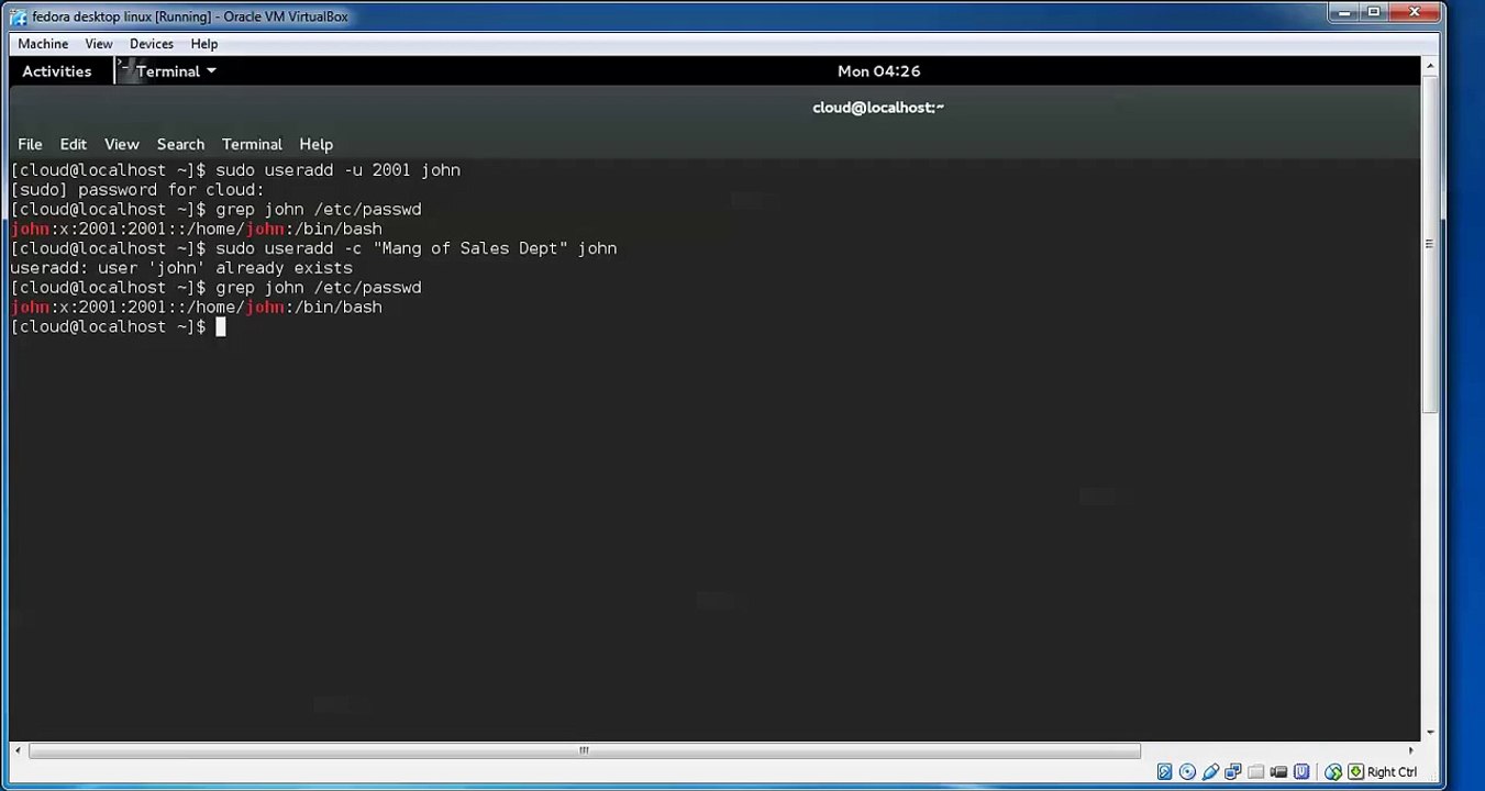 User Administration Commands for Beginners Guide in Redhat Linux, Ubuntu, Fedora(Terminal)