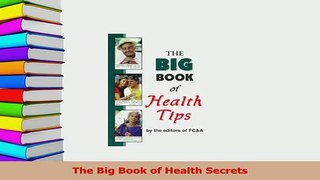 Read  The Big Book of Health Secrets PDF Online