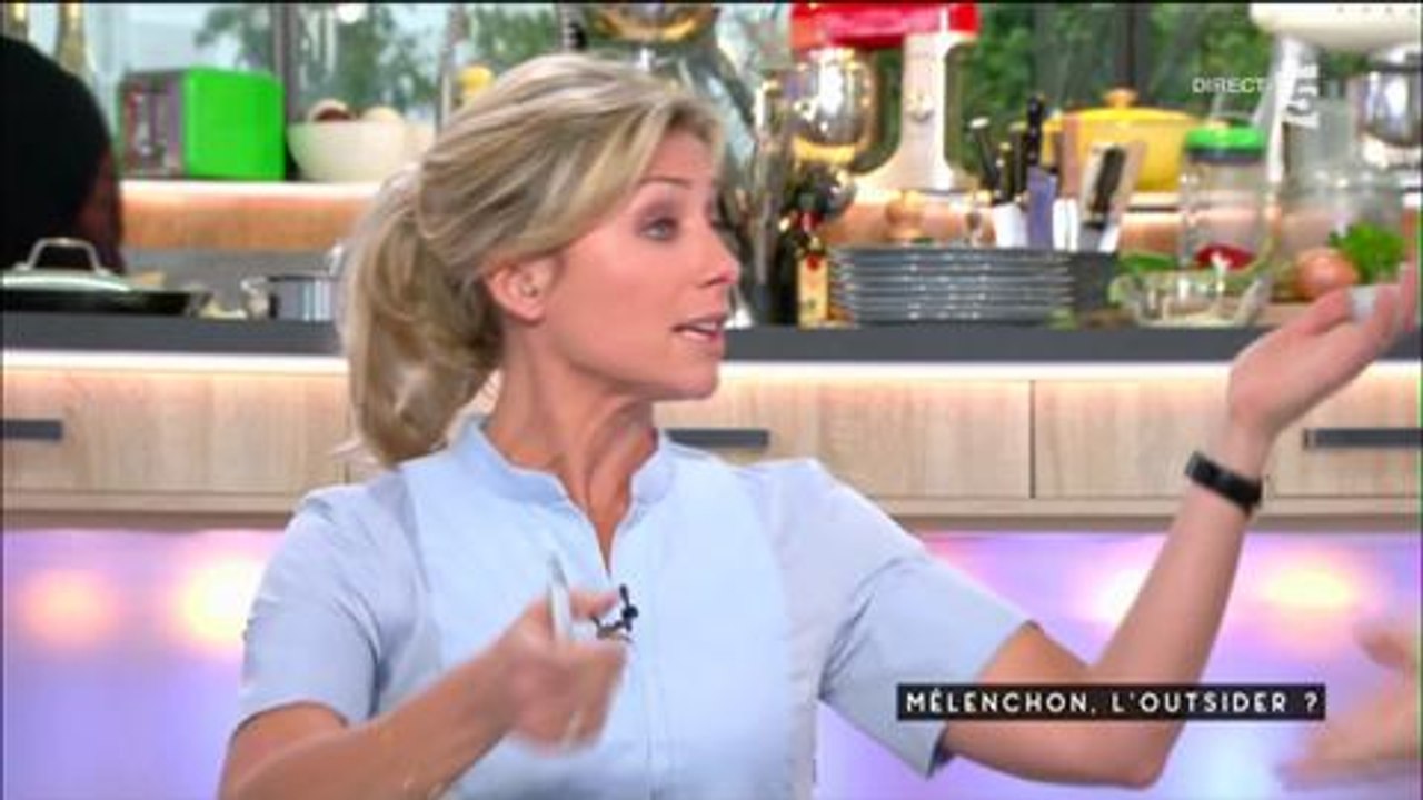 Anne-Sophie Lapix remet Jean-Luc Mélenchon à sa place après un coup de gueule