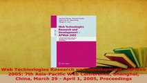 PDF  Web Technologies Research and Development  APWeb 2005 7th AsiaPacific Web Conference  EBook