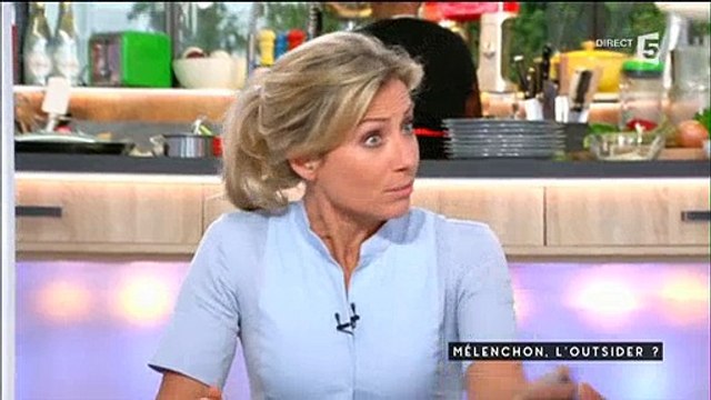 Anne-Sophie Lapix remet Jean-Luc Mélenchon à sa place en direct