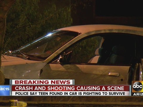 Phoenix police: One 'extremely serious' injury after shooting, crash