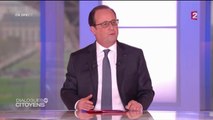 François Hollande sur France 2 : 
