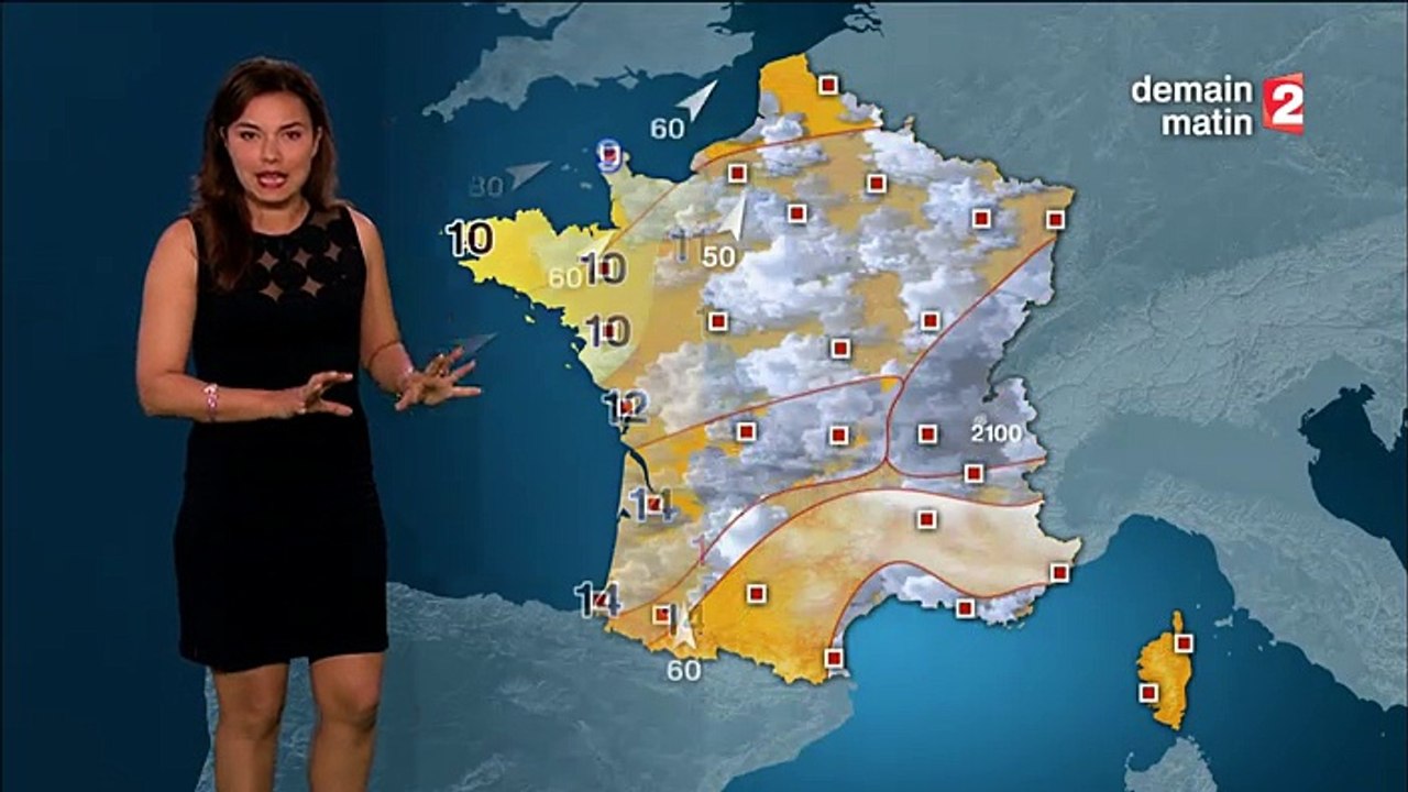 Météo pour le 15 Avril 2016 présentée par Anaïs Baydemir