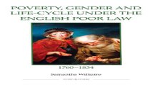 Download Poverty  Gender and Life Cycle under the English Poor Law  1760 1834  Royal Historical