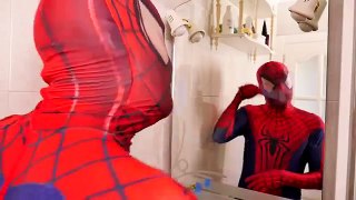 Spiderman & Frozen Elsa vs Voodoo Prank w Maleficent & Venom - Superhero fun in Real Life (Trend Videos)