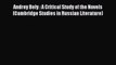 [PDF] Andrey Bely : A Critical Study of the Novels (Cambridge Studies in Russian Literature)