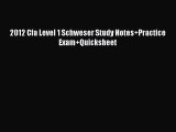 Read 2012 Cfa Level 1 Schweser Study Notes+Practice Exam+Quicksheet Ebook Free