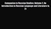 [PDF] Companion to Russian Studies: Volume 2 An Introduction to Russian Language and Literature