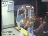 OMG!.. Woman almost KILLED by Train