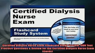 EBOOK ONLINE  Certified Dialysis Nurse Exam Flashcard Study System CDN Test Practice Questions  Review  DOWNLOAD ONLINE