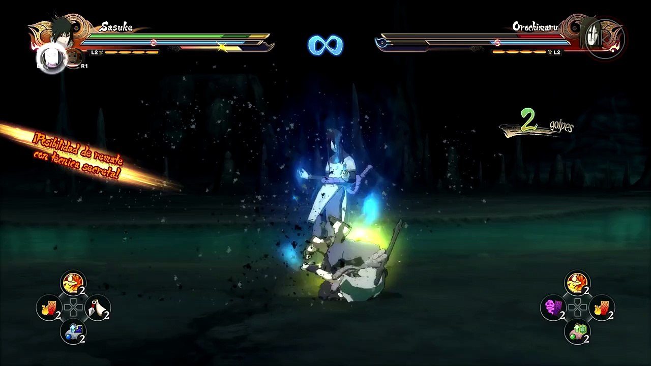 Naruto Shippuden Ultimate Ninja Storm 4 Parte 5 Historia Español PS4 | Sasuke vs Orochimaru