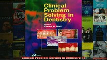 READ book  Clinical Problem Solving in Dentistry 1e  FREE BOOOK ONLINE