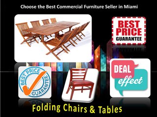 Choose the Best Commercial Furniture Seller in Miami