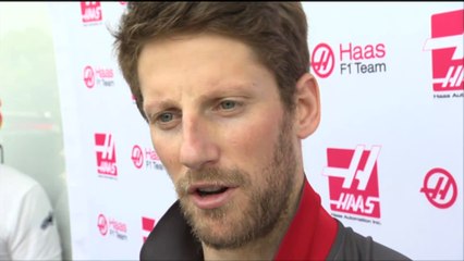Interview Grosjean - Grand Prix de Chine