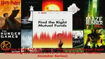 PDF  Find the Right Mutual Funds Morningstar Mutual Fund Investing Workbook Level 1 Download Full Ebook
