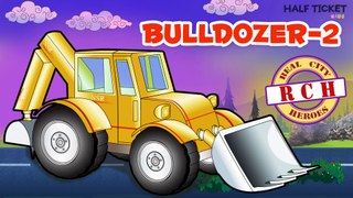 Bulldozer for Kids – Part 2 | Construction Vehicles | Real City Heroes