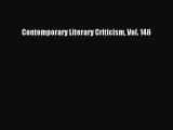 [PDF] Contemporary Literary Criticism Vol. 146 [Read] Online