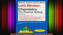 FREE PDF  Lets Review Chemistry The Physical Setting  DOWNLOAD ONLINE