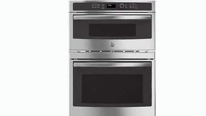 GE PT7800SHSS Profile 30"" Stainless Steel Electric Combination Wall Oven - Convection
