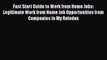 [Read book] Fast Start Guide to Work from Home Jobs: Legitimate Work from Home Job Opportunities