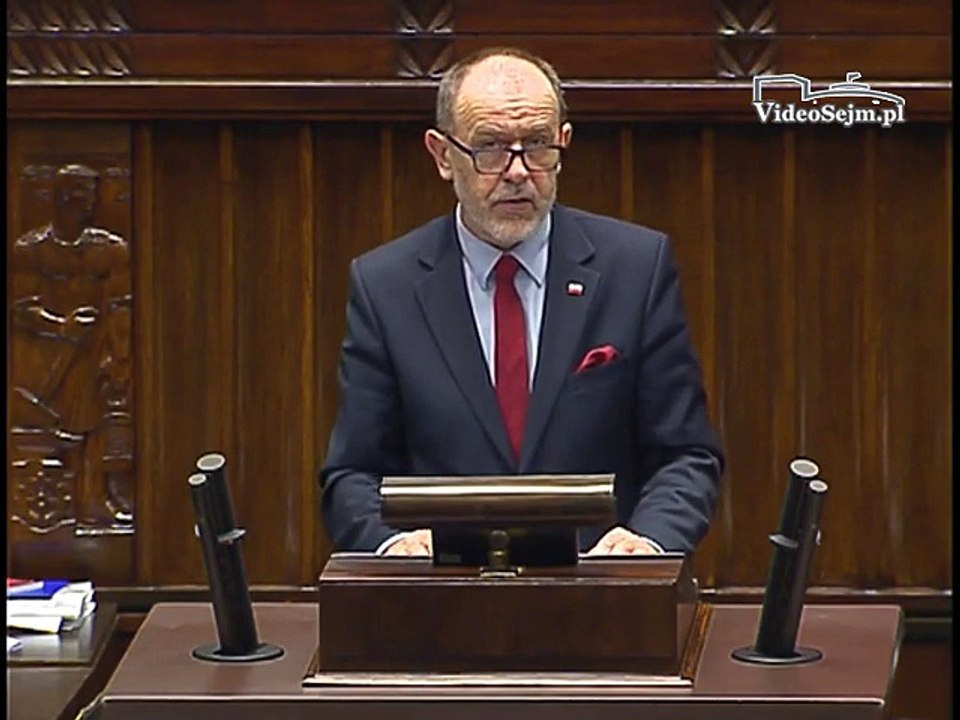 Poseł Jan Mosiński - Wystąpienie z dnia 13 kwietnia 2016 roku.