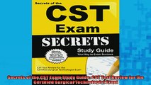 FREE DOWNLOAD  Secrets of the CST Exam Study Guide CST Test Review for the Certified Surgical  BOOK ONLINE