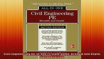 FREE DOWNLOAD  Civil Engineering AllInOne PE Exam Guide Breadth and Depth Second Edition  FREE BOOOK ONLINE