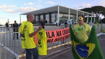 Protesto contra Dilma em frente ao STF