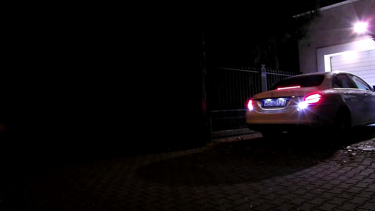 Mercedes C Class W205 C63 AMG V8 Exhaust Sound Stock 2015 C200 C300 C400 LED Tail Lights